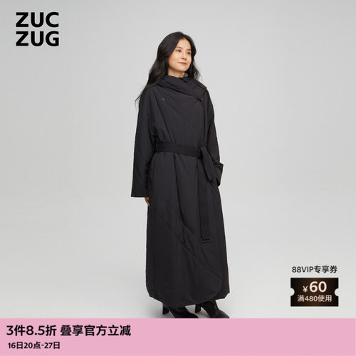 ZUCZUG尼龙布两面穿浴袍大衣