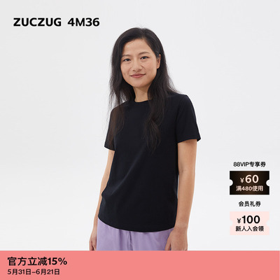 ZUCZUG 4M36针织布合体短袖T恤