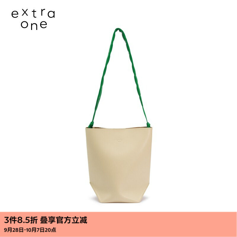 extraone日常再生皮折叠桶包图片