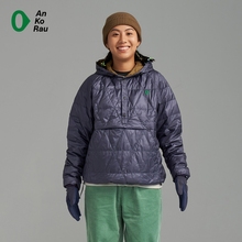 素然AnKoRau 安高若秋季女士休闲运动经典轻便保暖带帽薄羽绒服