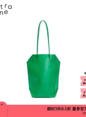 素然extra one秋季女士小众轻奢平纹牛皮简约折叠便携大号托特包