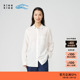 新品 素然klee klee 春季 女士气质舒适质感圆角领白色长衬衫