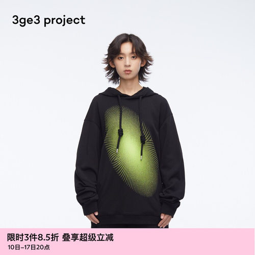 3ge3project男女Dunja连帽卫衣