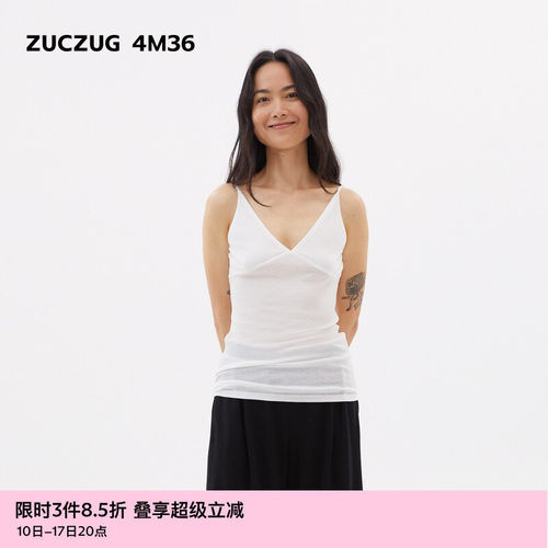 ZUCZUG4M36罗纹针织布V领吊带