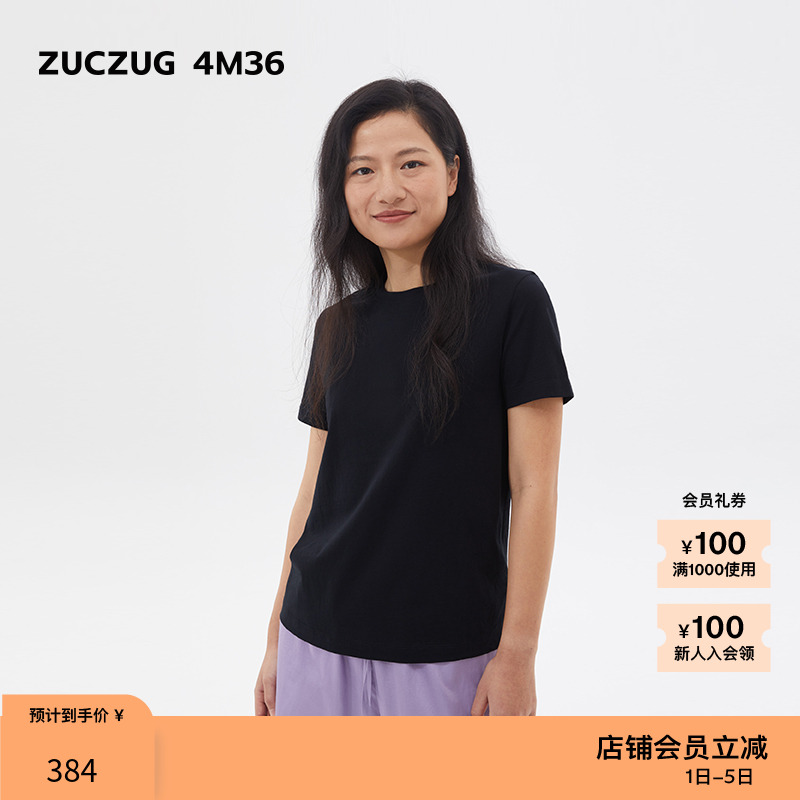 ZUCZUG 4M36针织布合体短袖T恤