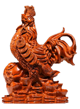 摆件雕刻十二生肖家居客厅工艺品