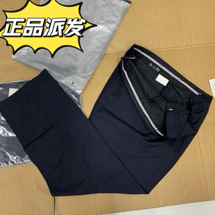 正品毛料单位制服裤藏青色加绒冬季裤子春夏季冬季西装裤腰围调节