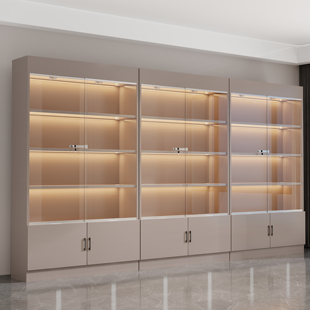 货柜展示架展示柜可定制超市便利店烟酒柜展柜新款玻璃落地展示柜