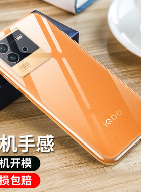 彪翔 vivoiqooneo6手机壳硅胶透明软壳iqooneo6se微磨砂黑色保护套全包防摔男女