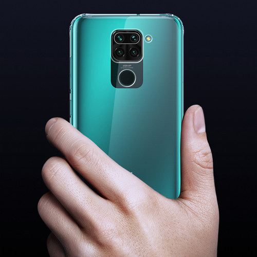 彪翔 小米Redmi10X4G手机壳红米10X 4g透明软壳微磨砂黑色保护套全包防摔男女