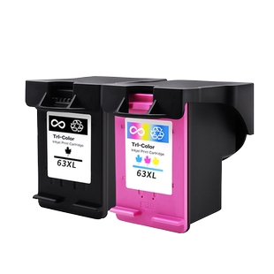 山星适用惠普63XL墨盒officejet hp2130 3630 2131 4650 3830 4520 3632打印机墨盒 大容量连供黑色