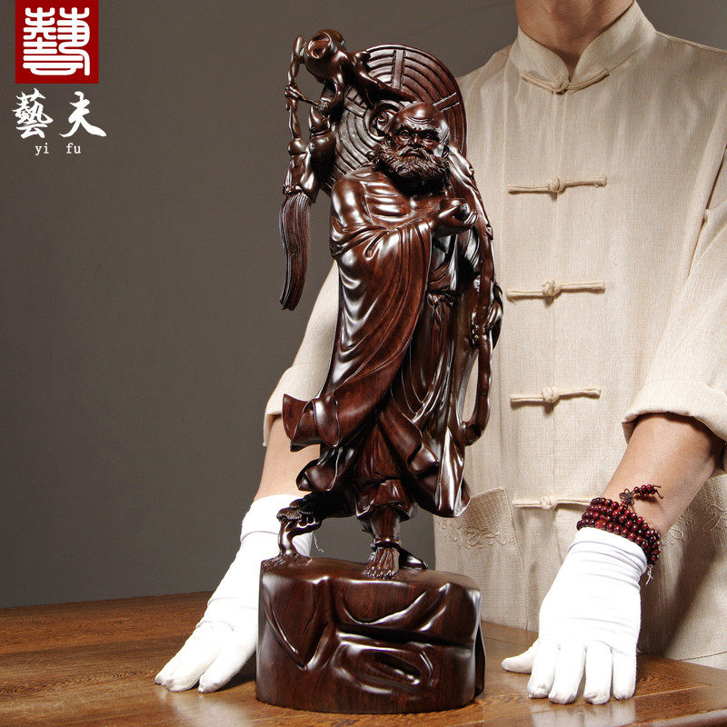 黑檀木雕刻家居客厅禅意风工艺品