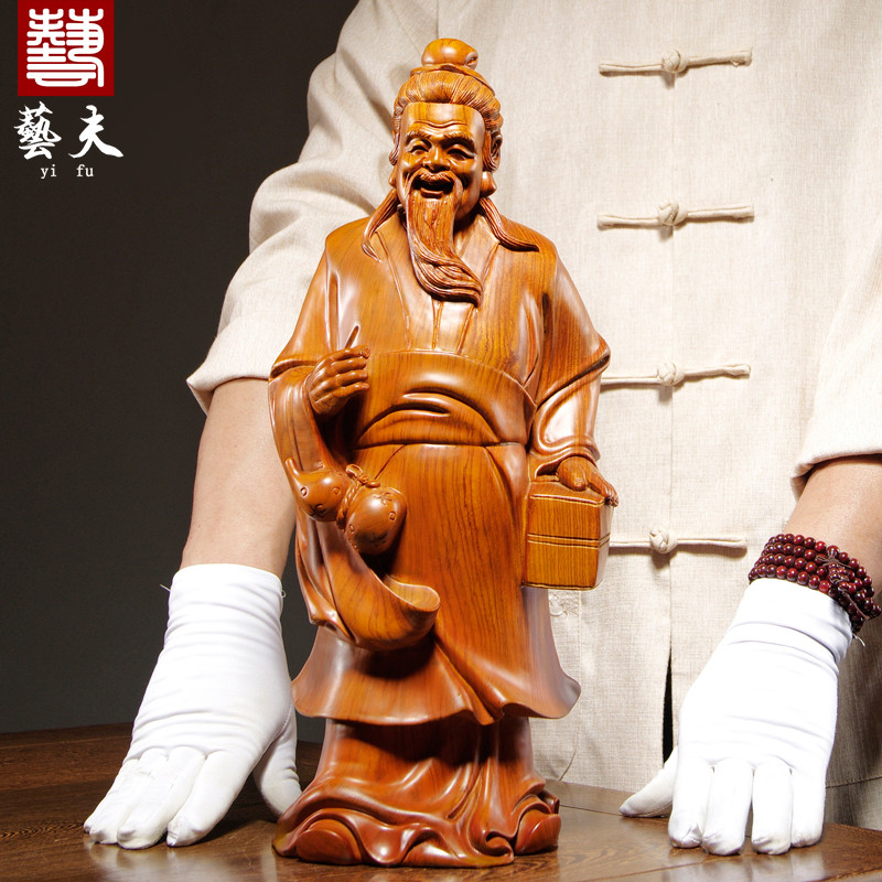 木雕神医华佗居家客厅工艺礼品
