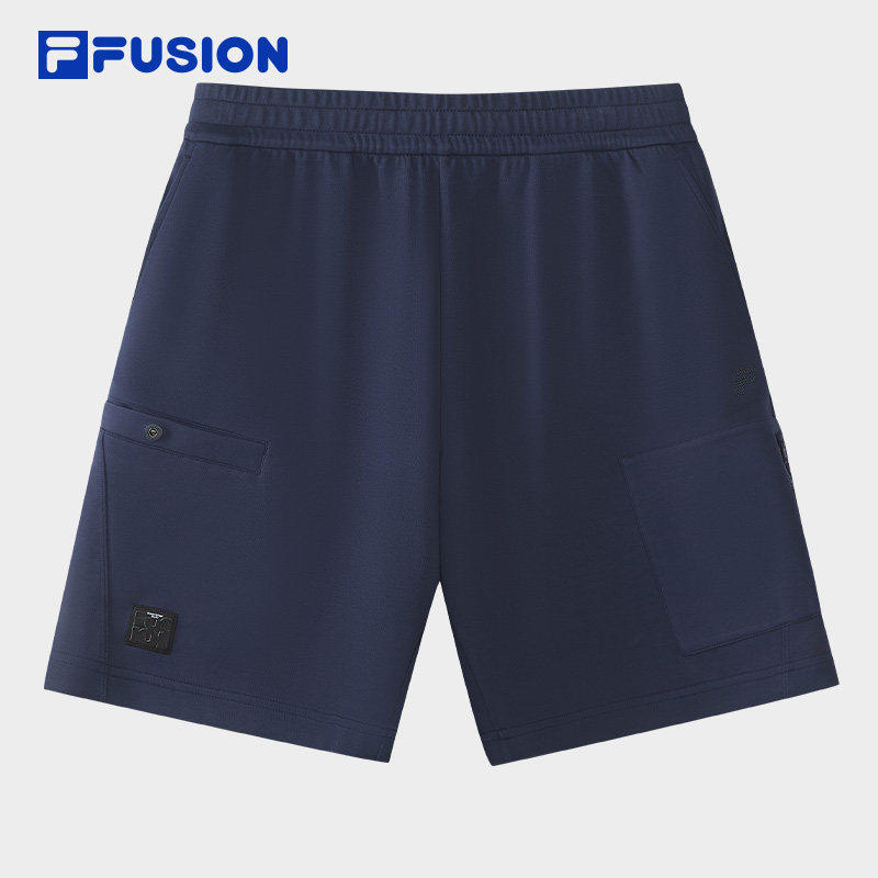 FILA FUSION斐乐潮牌针织五分裤男2026夏季休闲短裤T11M623602F
