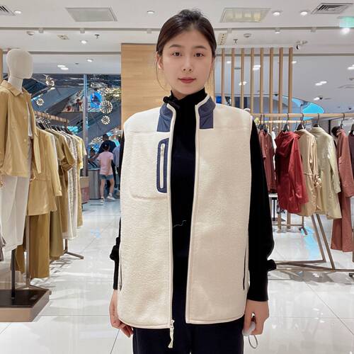 FEIZI菲姿女士时尚简约马甲F3FA02