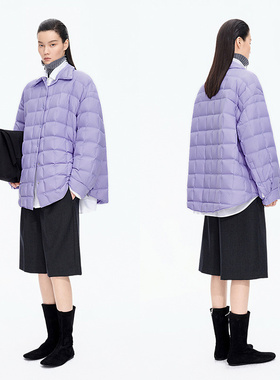 JNBY/江南布衣25秋衬衫羽绒服轻薄宽松5P9C12240