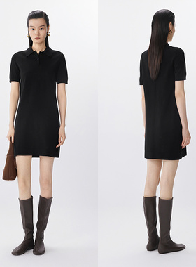 JNBY/江南布衣夏polo领连衣裙5P4G10860