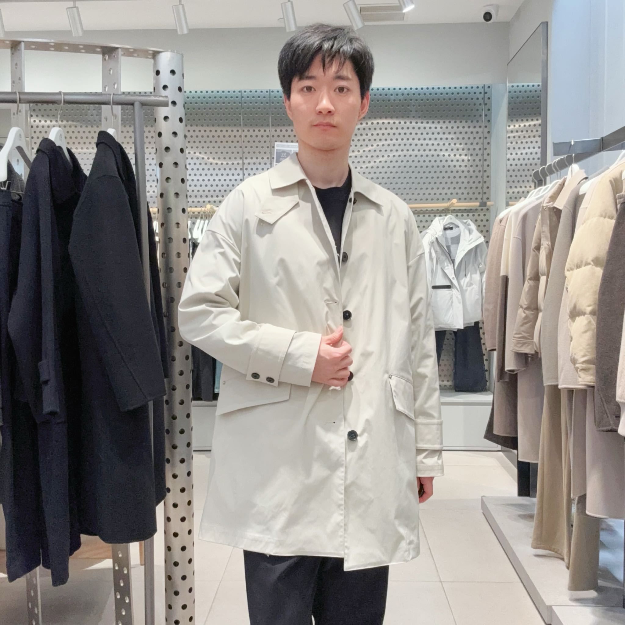 麦檬男士简约时尚风衣9G2160011图片