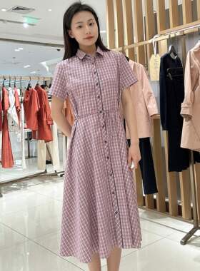 FEIZI菲姿女士时尚休闲连衣裙F4B470