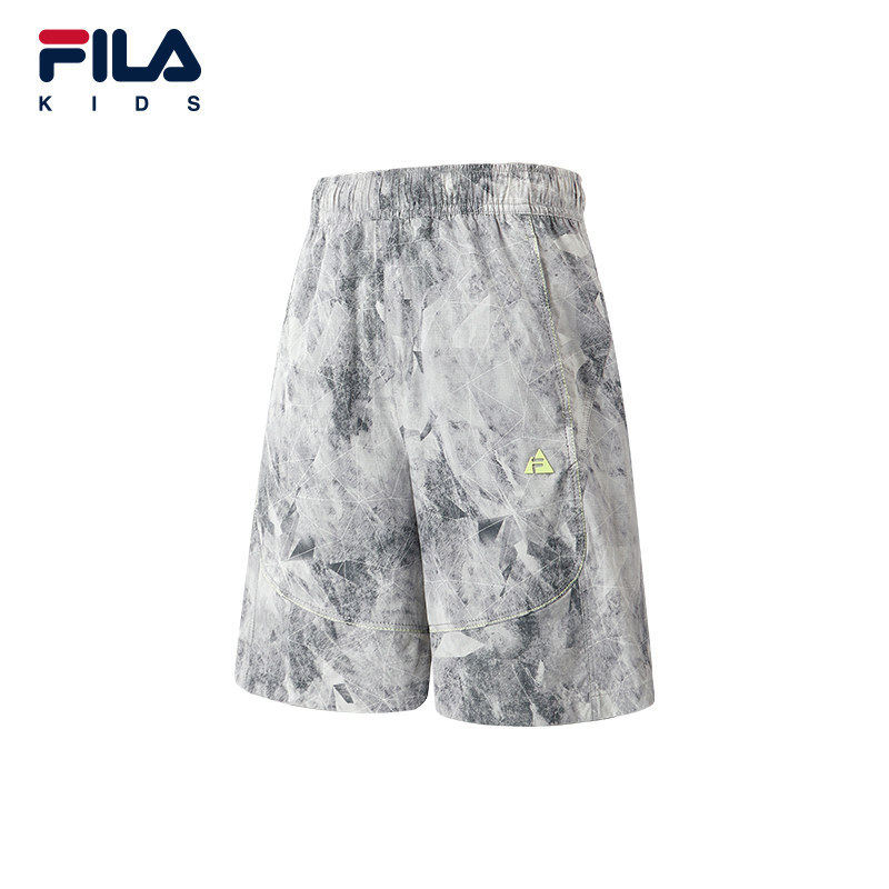FILA 斐乐儿童童装短裤2026秋季新款男中大童运动风K12B633809