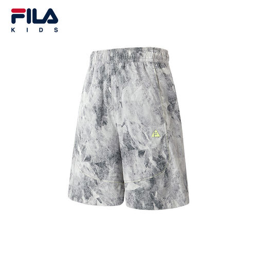 FILA 斐乐儿童童装短裤2026秋季新款男中大童运动风K12B633809