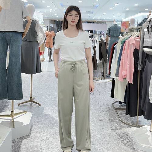 诗凡黎女士简约时尚裤子3F4250721