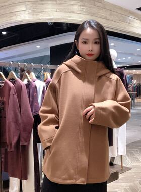 LanaFaY女士时尚简约羊毛大衣L2D796