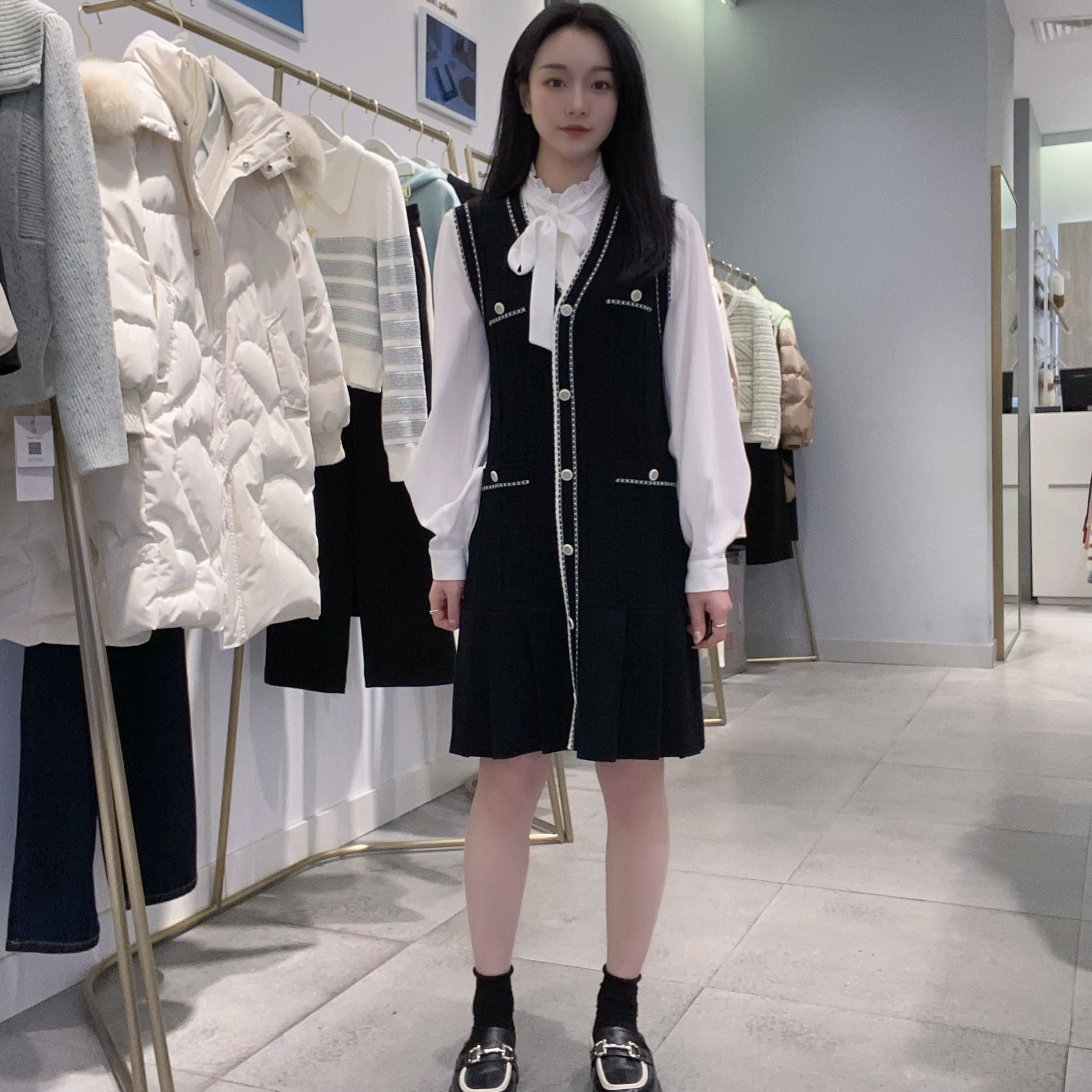 诗凡黎女士时尚气质连衣裙3EC190281
