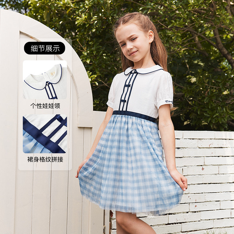 eland kids衣恋童装女童连衣裙EKOWE2527N
