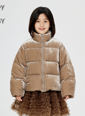 江南布衣童装宽松短款羽绒服24冬男女童jnbybyjnby1OBC12200