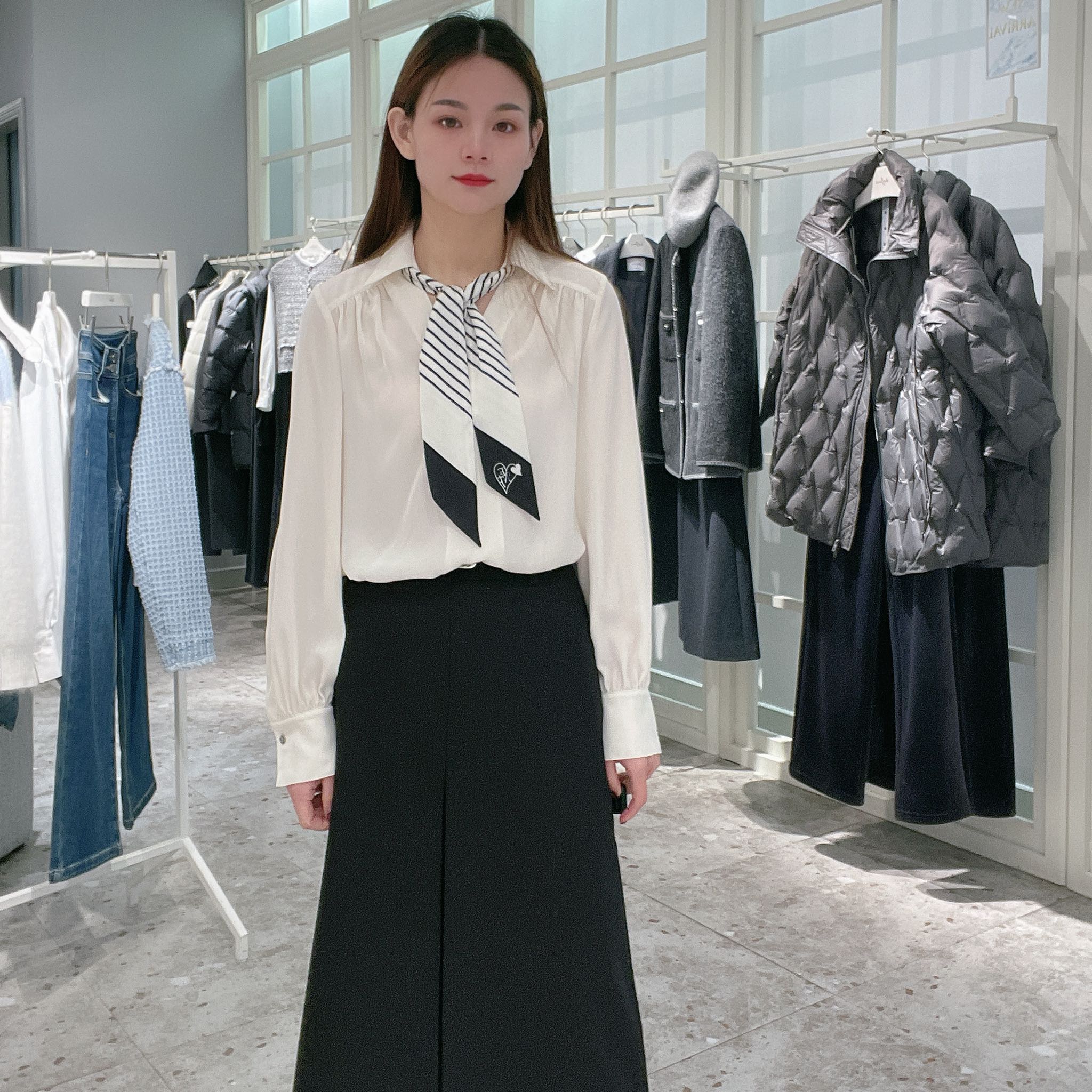 伊芙丽女士时尚休闲衬衫1F2220341