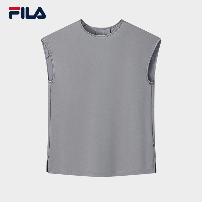 FILA 斐乐女针织背心夏新款时尚休闲运动宽松无袖上衣F11W625114F