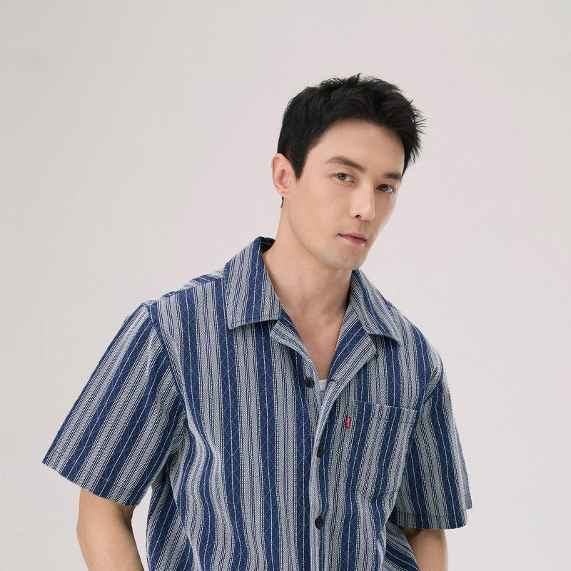 Levi's李维斯男士休闲时尚牛仔短袖衬衫006PL-0001
