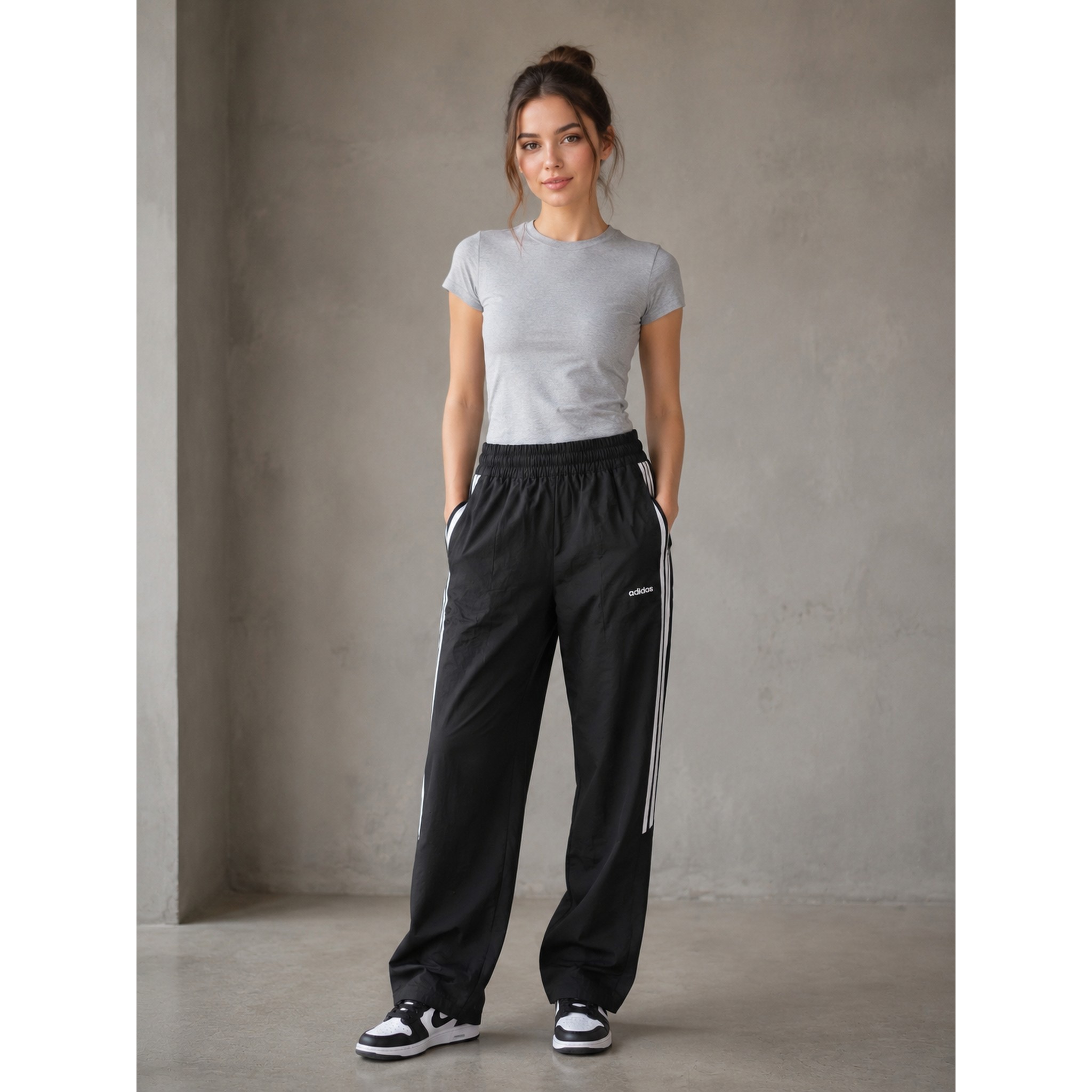 adidas neo春秋女士休闲运动长裤KZ0492