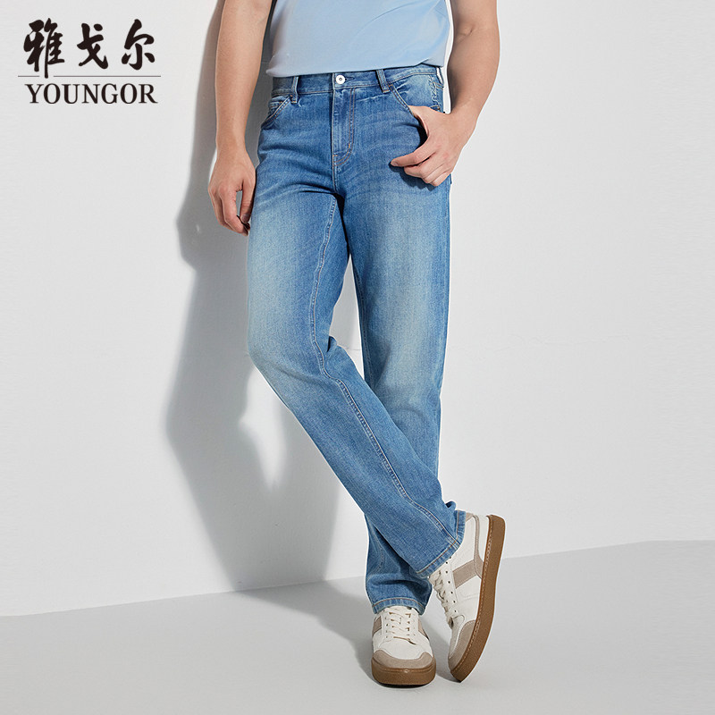 雅戈尔 休闲牛仔裤男