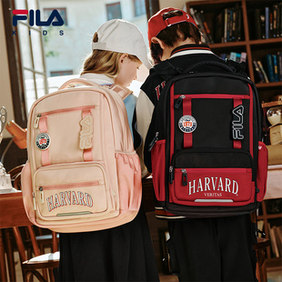 FILA斐乐儿童书包2025年秋季男女中大童蝶翼双肩包K18B534102