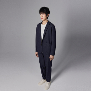 外套 休闲西装 9E9110591 长袖 MM麦檬男装