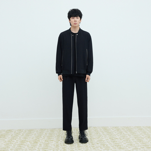 MM麦檬男装春棒球领休闲舒适宽松轻户外外套夹克9F1210011