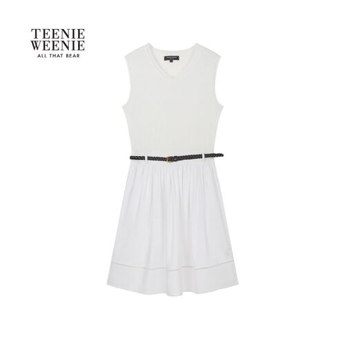 Teenie Weenie女士舒适休闲梭织连衣裙TTOW2624W3A