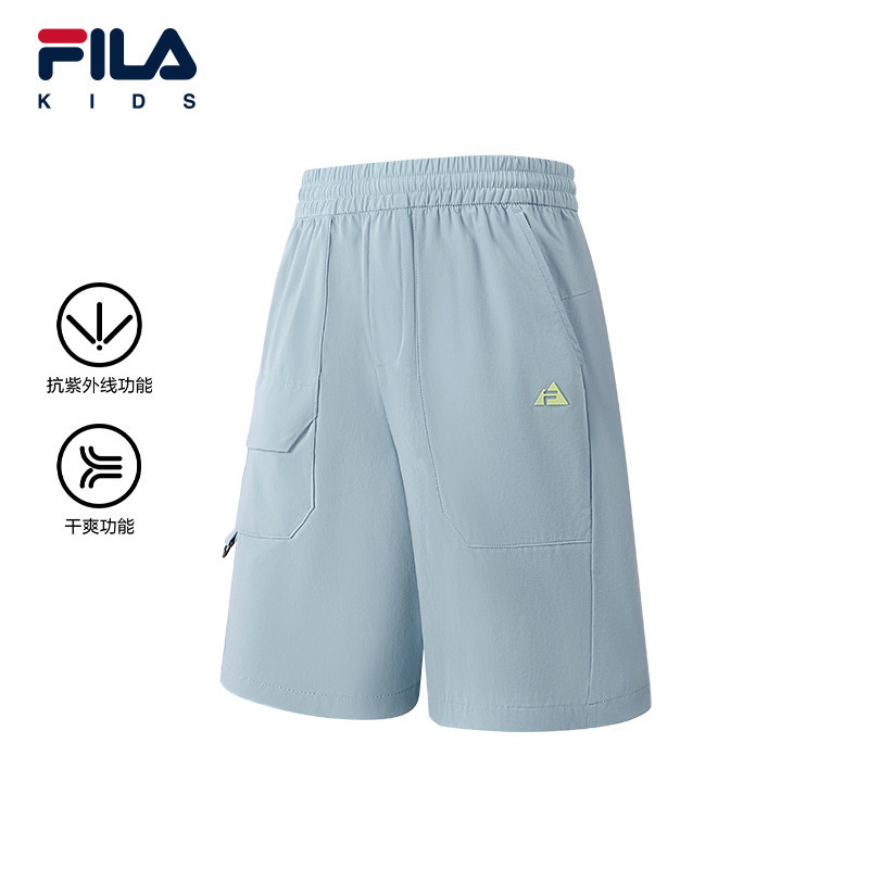 FILA KIDS 斐乐童装男大儿童短裤2026秋新款儿童K12B633807