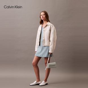 CK女包25春夏翻盖梯形单肩法棍包腋下包4K3110G 节日礼物