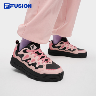 FILA FUSION 斐乐潮牌苍耳鞋板鞋女2025运动鞋男鞋T12W542903F