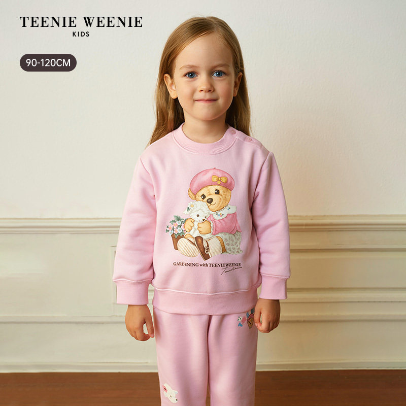 TeenieWeenie Kids小熊童装 女宝宝 套头卫衣