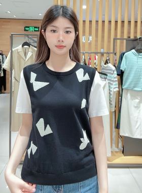 FEIZI菲姿女士时尚休闲针织衫F4B835