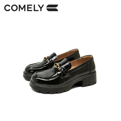 康莉 复古圆头 单鞋56323D