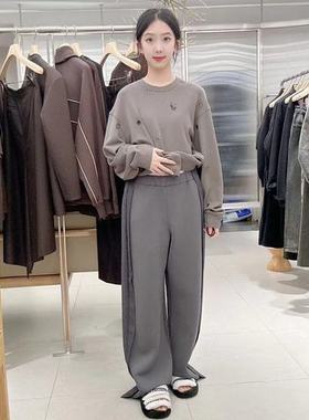 江南布衣女士时尚简约休闲裤5O8E13550