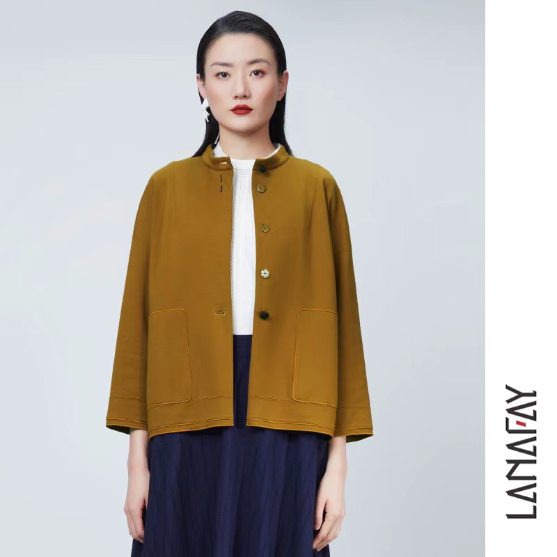LANAFAY啦娜菲女外春款中袖休闲外套1C139