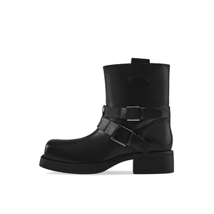 ASH女鞋 YANKEE方头切尔西靴西部靴女短靴AP320L12040 2025秋冬欣款