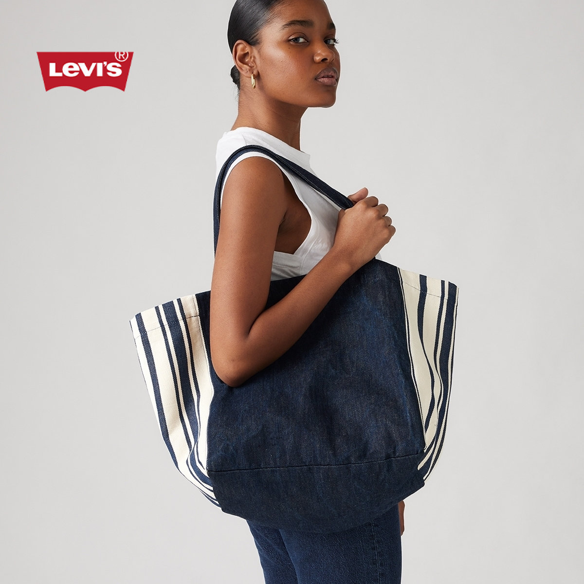 Levi's李维斯25春情侣款通勤帆布手提挎包002H0-0000