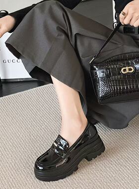 珂卡芙2025春季厚底乐福鞋1516A0211